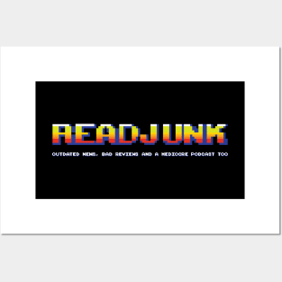 ReadJunk 8-Bit Logo Posters and Art